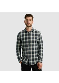 PME-Legend PME LEGEND Herren Karohemd "Long Sleeve Shirt Twill Yarndyed Check", schwarz, casual, Gr. XXL, kariert, Web, Twill, Obermaterial: 100% Baumwolle,