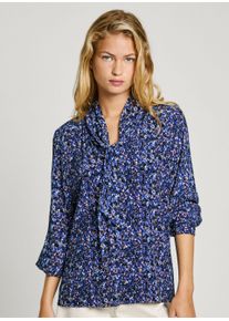 Pepe Jeans Damen Schlupfbluse "ARISA", blau, casual, Gr. XL, gemustert, Web, Obermaterial: 100% Viskose, Blusen
