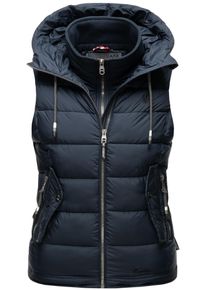 Marikoo Damen Steppweste "Taisaa", blau, Gr. S, Obermaterial: 100% Polyester Innenmaterial: 100% Polyester, Westen, inklusive Leckerlie-Beutel