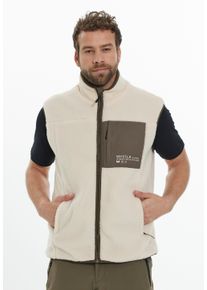 WHISTLER Herren Softshellweste "Sprocket", beige, casual, Gr. 46, 100% Polyester, Westen, in atmungsaktiver und weicher Teddyfleece-Qualität