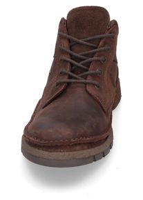 Camel Active Herren Schnürboots, Gr. 45, braun, Leder, Basic, Schuhe, Freizeitstiefel, Winterstiefel, Schnürstiefel mit Profillaufsohle