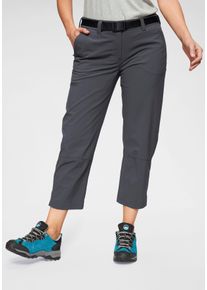 Maier Sports Damen Trekkinghose "7/8 LULA", grau, sportlich, Gr. 56, Obermaterial: 90% Polyamid, 10% Elasthan, Hosen, 4-Wege-Stretch, auch in großen