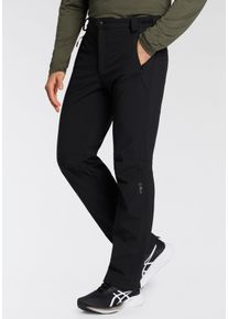 CMP Herren Softshellhose "MAN LONG PANT", schwarz, sportlich, Gr. 54, Softshell, Obermaterial: 96% Polyester, 4% Elasthan. Futter: 100% Polyester,