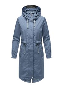 Navahoo Damen Kurzmantel "Silberperlee", blau, modisch, Gr. XL, Obermaterial: 100% Polyester, Innenfutter: 100% Polyester, Ärmelfutter: 100%