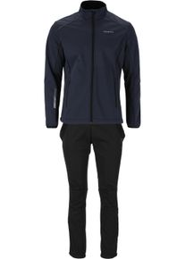 Endurance Herren Sportanzug "Naval", blau, casual, Gr. S, unifarben, 100% Polyester, Sportanzüge, mit wasser -und winddichter Funktion