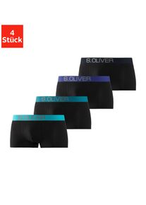 s.Oliver Herren Hipster, Gr. S, blau, Jersey, Obermaterial: 92% Baumwolle, 8% Elasthan (LYCRA), unifarben, Unterhosen, knapp sitzende Boxershorts für