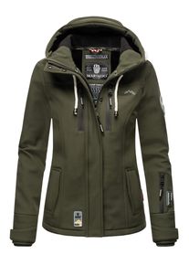 Marikoo Damen Softshelljacke "Kleine Zicke", grün, Gr. L, Obermaterial: 98% Polyester, 2% Elasthan, Innenmaterial: 100% Polyester, Jacken, sportliche