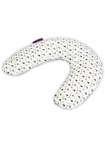 Träumeland Seitenschläferkissen TRÄUMELAND, B:30cm H:10cm L:98cm, bunt, Baumwolle, Funktionskissen, "Seitenlagerungskissen Design 2 - graue Vögel"