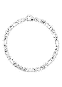 Firetti Herren Armband "Schmuck Geschenk Silber 925 Armschmuck Armkette Figarokette", 19, Silber 925 (Sterlingsilber), silber, Silber 925