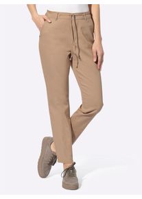 Heine Damen Bequeme Jeans, braun, Gr. 42, unifarben, 72% Baumwolle, 25% Polyester, 3% Elasthan, Jeans