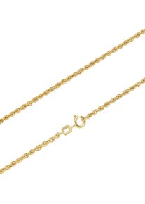 Firetti Damen Goldkette "Schmuck Geschenk Gold 333 Halsschmuck Halskette Goldkette Kordelkette", Gelbgold 333, L: 42cm B: 2,1mm, gold, Gelbgold 333,