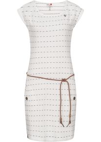 Ragwear Damen Sommerkleid "Tag Stripes Intl.", weiß, Gr. XXL, Obermaterial: 95% Baumwolle, 5% Polyester, Kleider, leichtes Jersey Kleid mit
