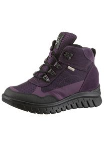 Waldläufer WALDLÄUFER Damen Trekkingschuh "H-BIGGI", Gr. 8, lila, Gummi, Textil, Synthetik, Nubukleder, Veloursleder, sportlich, Schuhe, Outdoorboots,