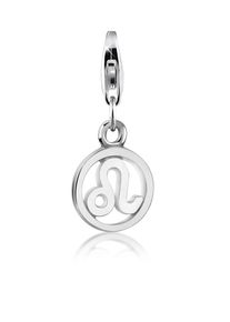 NENALINA Damen Charm-Einhänger "Löwe Sternzeichen Anhänger Horoskop 925 Silber", Variante 1, silber, Silber 925 (Sterlingsilber), Charms