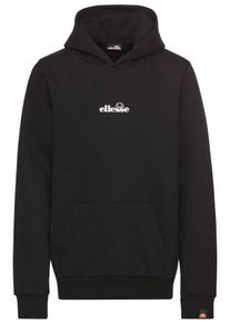 Ellesse Kinder Kapuzensweatshirt "ELLIBRO JNR OH HOODY", schwarz, sportlich, Gr. 128, Jersey, Obermaterial: 70% Baumwolle, 30% Polyester, Sweatshirts