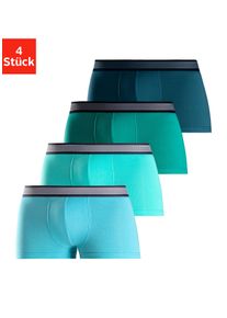 H.I.S. H.I.S Herren Hipster, Gr. S, bunt, Jersey, Obermaterial: 95% Baumwolle, 5% Elasthan, unifarben, Unterhosen, knapp sitzende Boxershorts aus