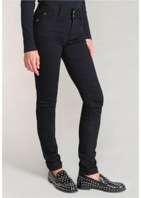 Damen Röhrenjeans "ULTRAPUL", schwarz, Gr. 33, Le Temps Des Cerises, 70% Baumwolle, 26% Polyester, 4% Elasthan, Jeans, im klassischen 5-Pocket-Design