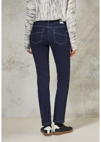 Cecil Damen Slim-fit-Jeans, blau, casual, Gr. 31, unifarben, Jeans, 70% Baumwolle, 28% Polyester, 2% Elasthan , Jeans, Middle Waist