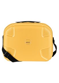 IMPACKT Beautycase "IP1", gelb, Polypropylen, unifarben, Taschen, Kulturbeutel Hartschale Trolley-Aufsteck-System Tragegurt Laptopfach