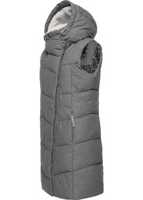 Ragwear Damen Steppweste "Pavla Vest", grau, modisch, Gr. S, Außenmaterial: 100% Polyester, Innenfutter: 100% Polyester, Wattierung: 100% Polyester,