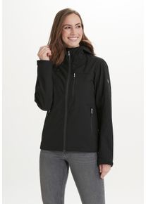 WHISTLER Damen Softshelljacke "Rosea", schwarz, casual, Gr. 48, mehrfarbig, 100% Polyester, Jacken, aus wind- und wasserdichtem Funktionsmaterial