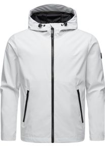 Ragwear Herren Softshelljacke "Shellwie", weiß, sportlich, Gr. L, Obermaterial: 100% Polyester, Futter: 100% Polyester, Jacken, Wasserdichte Herren