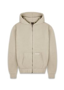 DROPSIZE Herren Sweatjacke "Dropsize Herren Super Heavy Blank Zip-Hoodie", beige, Gr. M, unifarben, 70% Baumwolle, 30% Polyester, Sweatjacken