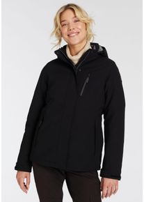 Killtec Damen Outdoorjacke "KOW 140 WMN JCKT", schwarz, sportlich, Gr. 40, Obermaterial: 100% Polyester, Jacken, Wasser- und winddicht