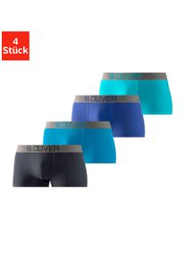 s.Oliver Herren Hipster, Gr. S, blau, Jersey, Obermaterial: 92% Baumwolle, 8% Elasthan (LYCRA), unifarben, Unterhosen, knapp sitzende Boxershorts für