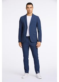 LINDBERGH Herren Anzug, blau, Gr. 52, Stoff, Obermaterial: 68% Polyester, 30% Viskose, 2% Elasthan, Anzüge, mit Stretch