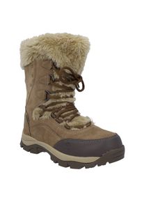 Hi-Tec Damen Winterstiefel "Moritz WP 200", Gr. 40, braun, Leder, mehrfarbig, sportlich, Schuhe, Snowboots, Winterboots, Winterschuhe, mit 200g