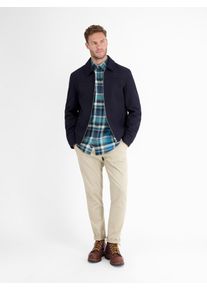 Lerros Herren Karohemd "Lerros Kariertes Flanellhemd für Herren", blau, Gr. XXL, 100% Baumwolle, Hemden