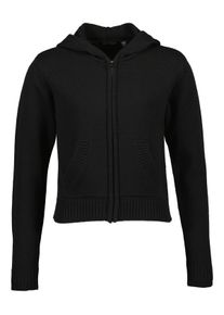 Blue Seven Damen Strickjacke "Blue Seven Strickjacke", schwarz, Basic, Gr. 164, 50% Polyacryl, 50% Baumwolle, Strickjacken
