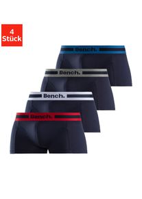 Bench. Herren Hipster, Gr. S, blau, Jersey, Obermaterial: 95% Baumwolle, 5% Elasthan, unifarben, Unterhosen, knapp sitzende Boxershorts aus