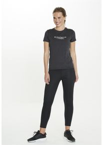 Endurance Damen Lauftights "ZENTA WINDBLOCK XQL", schwarz, sportlich, Gr. 44, unifarben, 90% Polyester, 10% Elasthan, Hosen, mit reflektierenden