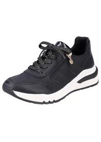 Wedgesneaker Rieker Gr. 41, schwarz Damen Schuhe mit herausnehmbarer SoftFoam-Innensohle