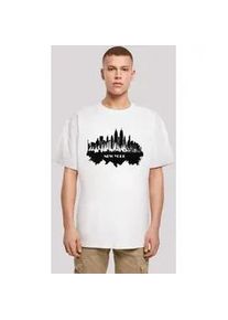 T-Shirt F4NT4STIC "Cities Collection - New York skyline" Gr. M, weiß Herren Shirts Print