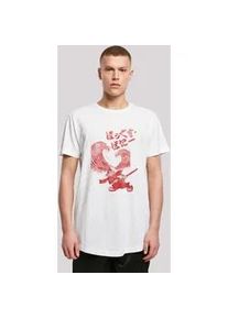 T-Shirt F4NT4STIC "Looney Tunes Bugs Bunny Shogun'" Gr. 4XL, weiß Herren Shirts Print