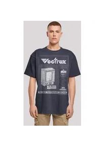 T-Shirt F4NT4STIC "Vectrex 1982 Retro Gaming SEVENSQUARED" Gr. XXL, blau (navy) Herren Shirts Print