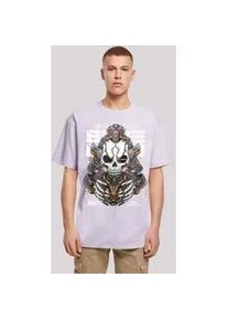 T-Shirt F4NT4STIC "Bone Cyber Techronin CYBERPUNK STYLES" Gr. M, lila Herren Shirts Print