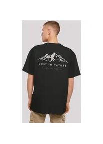 T-Shirt F4NT4STIC "Lost in nature" Gr. XL, schwarz Herren Shirts Print