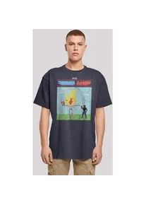 T-Shirt F4NT4STIC "Summer Games Retro Gaming SEVENSQUARED" Gr. M, blau (navy) Herren Shirts Print