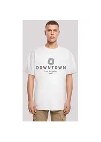 T-Shirt F4NT4STIC "Downtown LA OVERSIZE TEE" Gr. XXL, weiß Herren Shirts Print