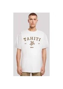 T-Shirt F4NT4STIC "Tahiti" Gr. L, weiß Herren Shirts Print