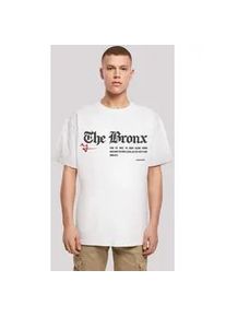 T-Shirt F4NT4STIC "The Bronx OVERSIZE TEE" Gr. L, weiß Herren Shirts Print