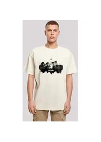 T-Shirt F4NT4STIC "Cities Collection - Berlin skyline" Gr. XXL, beige (sand) Herren Shirts Print