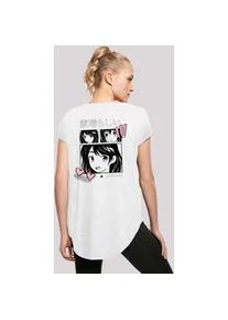 T-Shirt F4NT4STIC "Manga Anime Japan Grafik" Gr. 5XL, weiß Damen Shirts Print