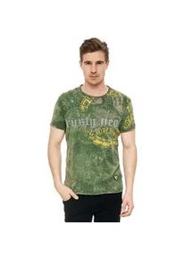 T-Shirt Rusty Neal Gr. S, grün (khaki) Herren Shirts mit eindrucksvollem Print