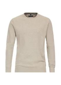 Strickpullover Casamoda "Casamoda Pullover uni" Gr. L, beige Herren Pullover