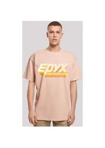 T-Shirt F4NT4STIC "EPYX Logo 3D" Gr. L, gelb (amber) Herren Shirts Print